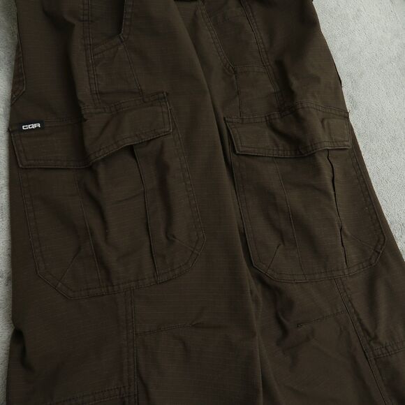 CQR Tactical Pants Women's Size 16R Brown Mid-Rise Cargo Straight 30" Inseam - Picture 13 of 15